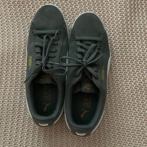Grey puma sneakers